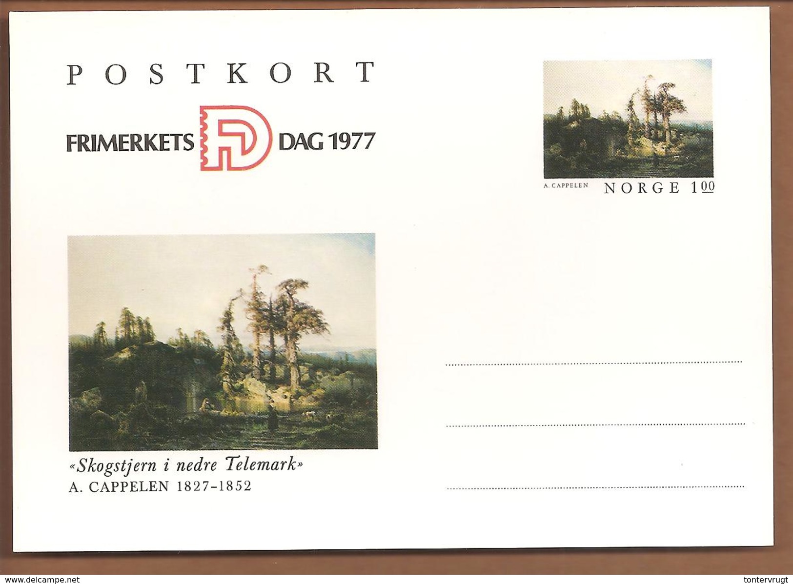 Norge Postkort. Frimerkets Dag 1977 - Entiers Postaux