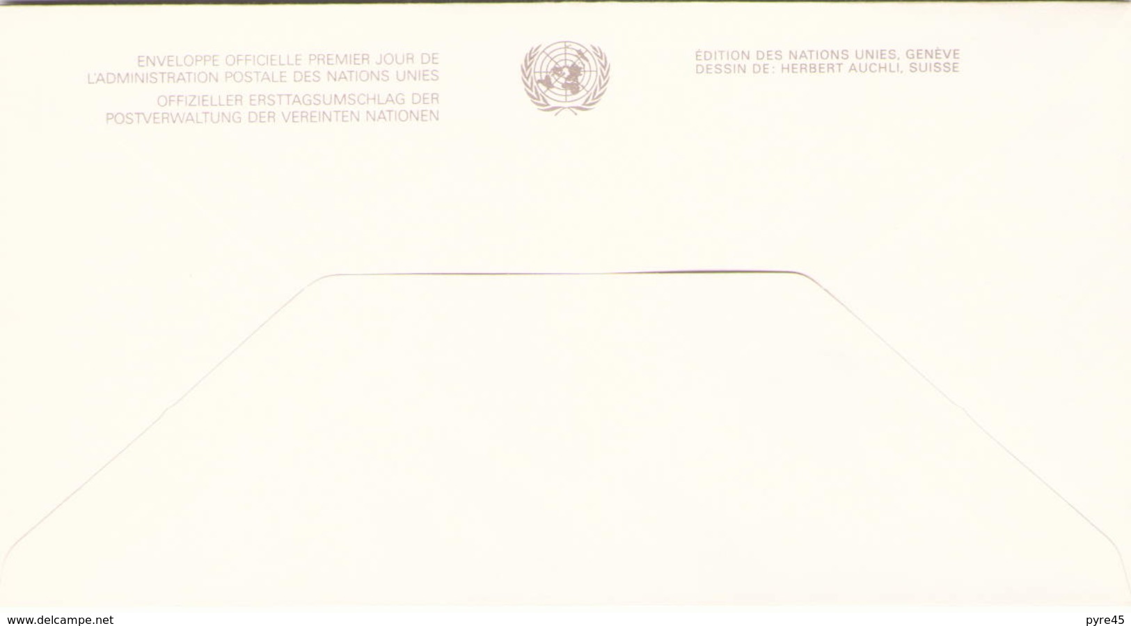 NATIONS UNIES FDC DU 10 MAI 1991 GENEVE SERIE ORDINAIRE - Lettres & Documents