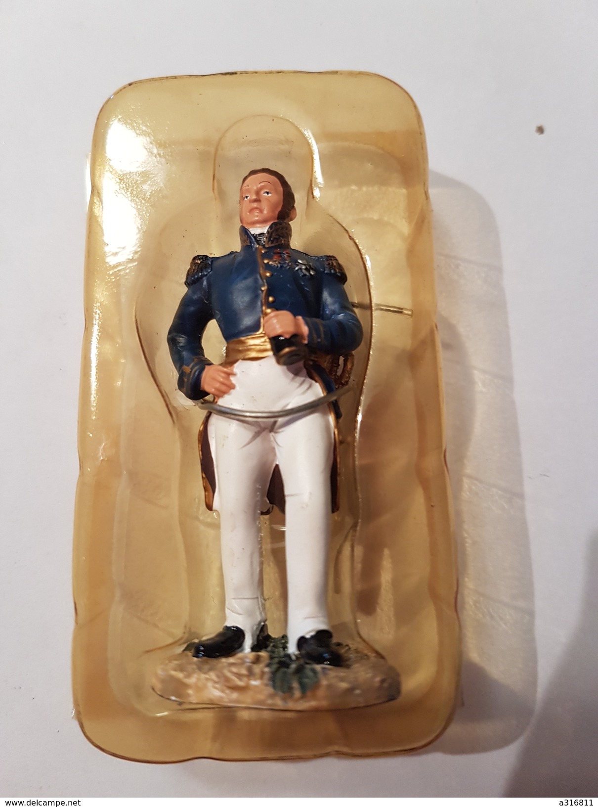 Figurine  Delprado Plomb  Maréchal Suchet 1770-1826 - Militaires