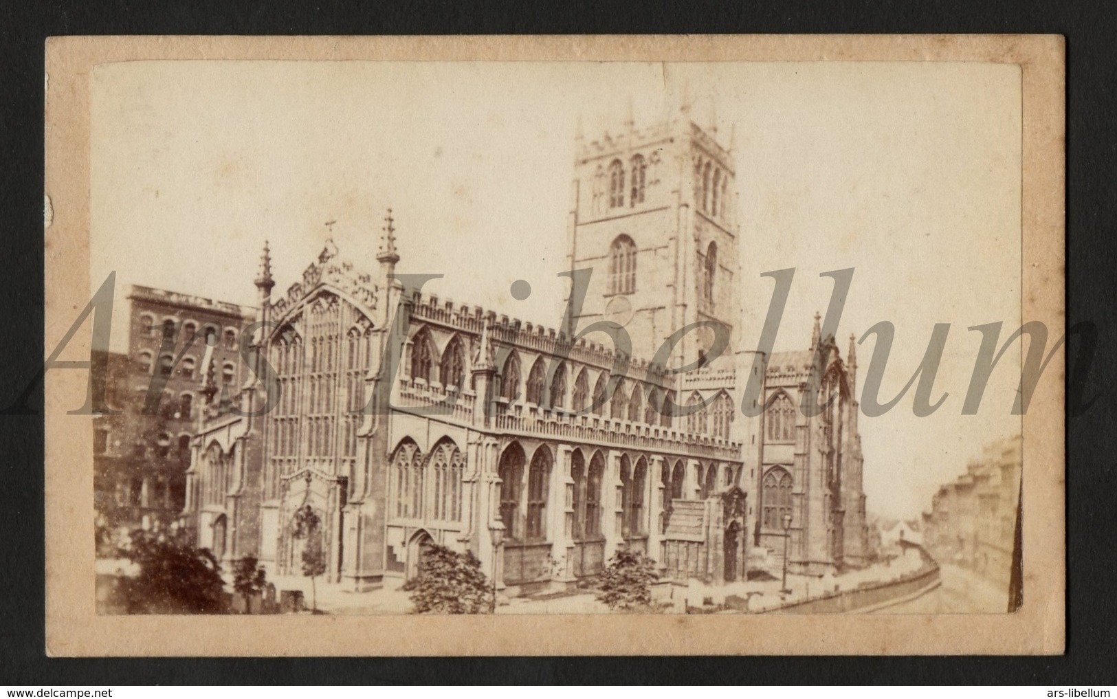 Photo-carte De Visite / CDV / W / 2 Scans / England / St. Mary's Church / Nottingham / Photo R. Allen & Son - Lieux