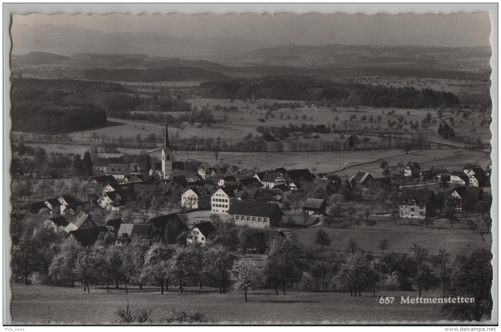 Mettmenstetten - Generalansicht - Photo: Rud. Suter No. 657 - Mettmenstetten