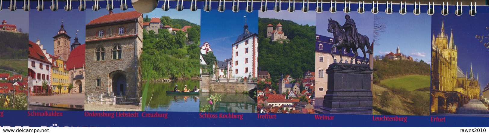 Kalender Glanzlichter Thüringen 2011 Erfurt Posterstein Altenburg Wachsenburg Schmalkalden Liebstedt Creuzburg Kochberg - Calendriers