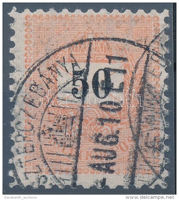 O 1898 Feketesz&aacute;m&uacute; 50kr 11 1/2 Vonalfogaz&aacute;ssal, Luxus Darab RR! (60.000) - Autres & Non Classés