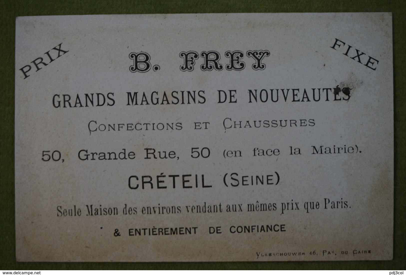 B. FREY - La Parties De Boules - Vleeschouwer, éditeur Avant 1880 - Other & Unclassified