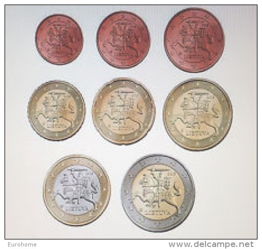 Litauen 2015    Set Van 1ct Tot 2 Euro (8 Munten - 8 Pieces)  !!  Leverbaar - Livrable !! - Lettonia