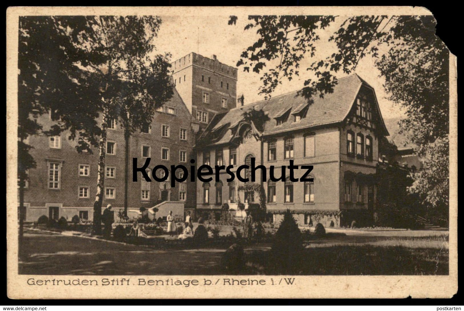 ALTE POSTKARTE GERTRUDEN STIFT BENTLAGE BEI RHEINE WESTFALEN Gertrudenstift Postcard Cpa AK Ansichtskarte - Rheine