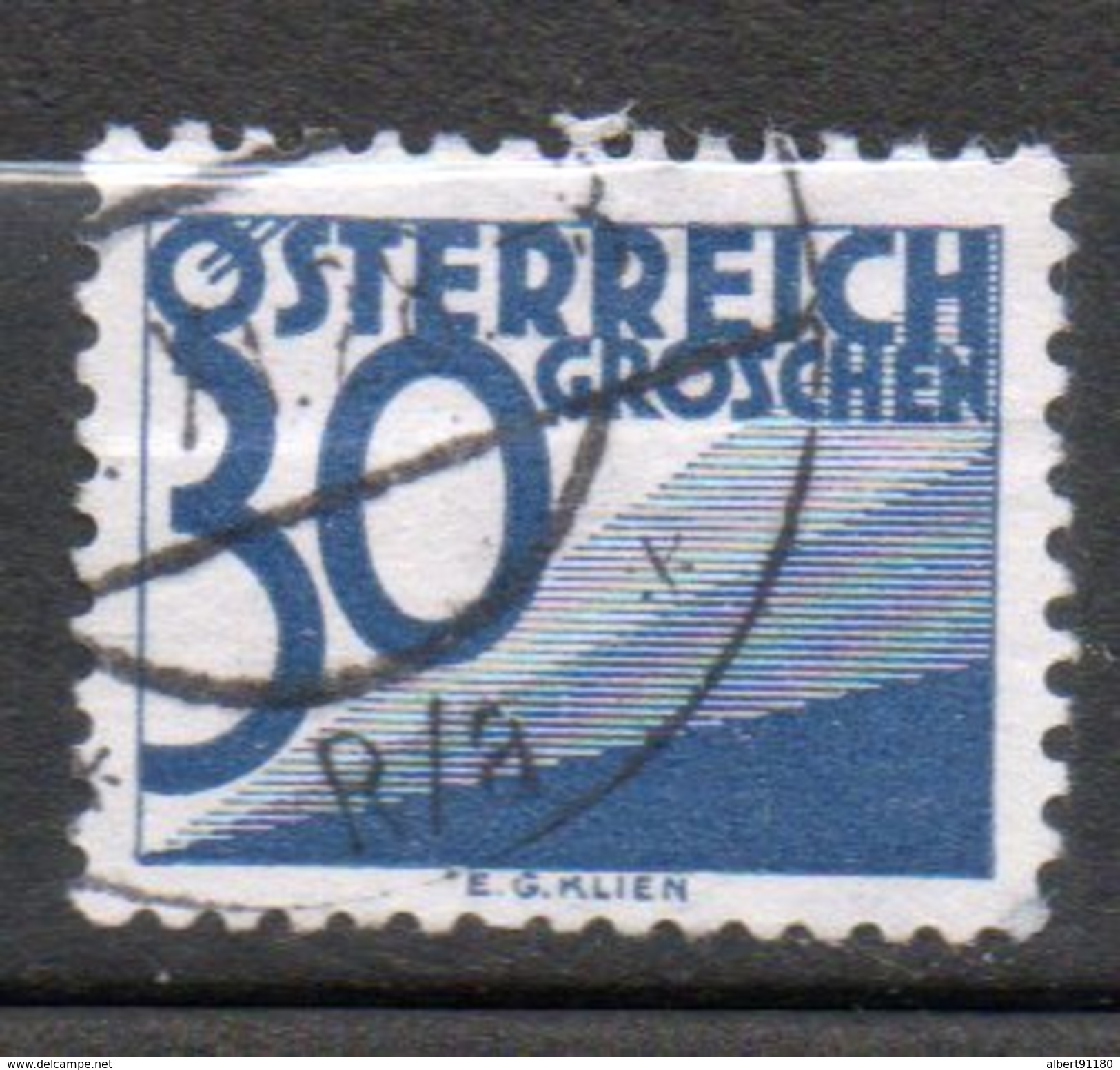 AUTRICHE Taxe 30s Bleu 1925-34 N°146 - Gebruikt