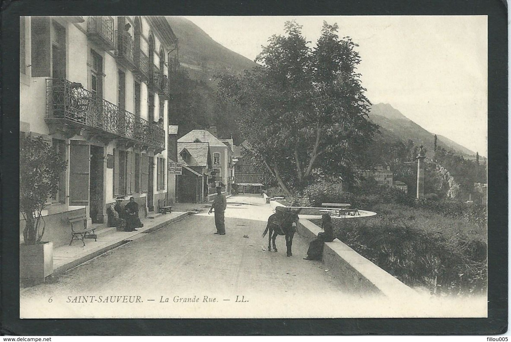 38 SAINT- SAUVEUR  ( ISERE) ..  ANIMEE.. ANE.. LA GRANDE RUE..C21627 - Autres & Non Classés