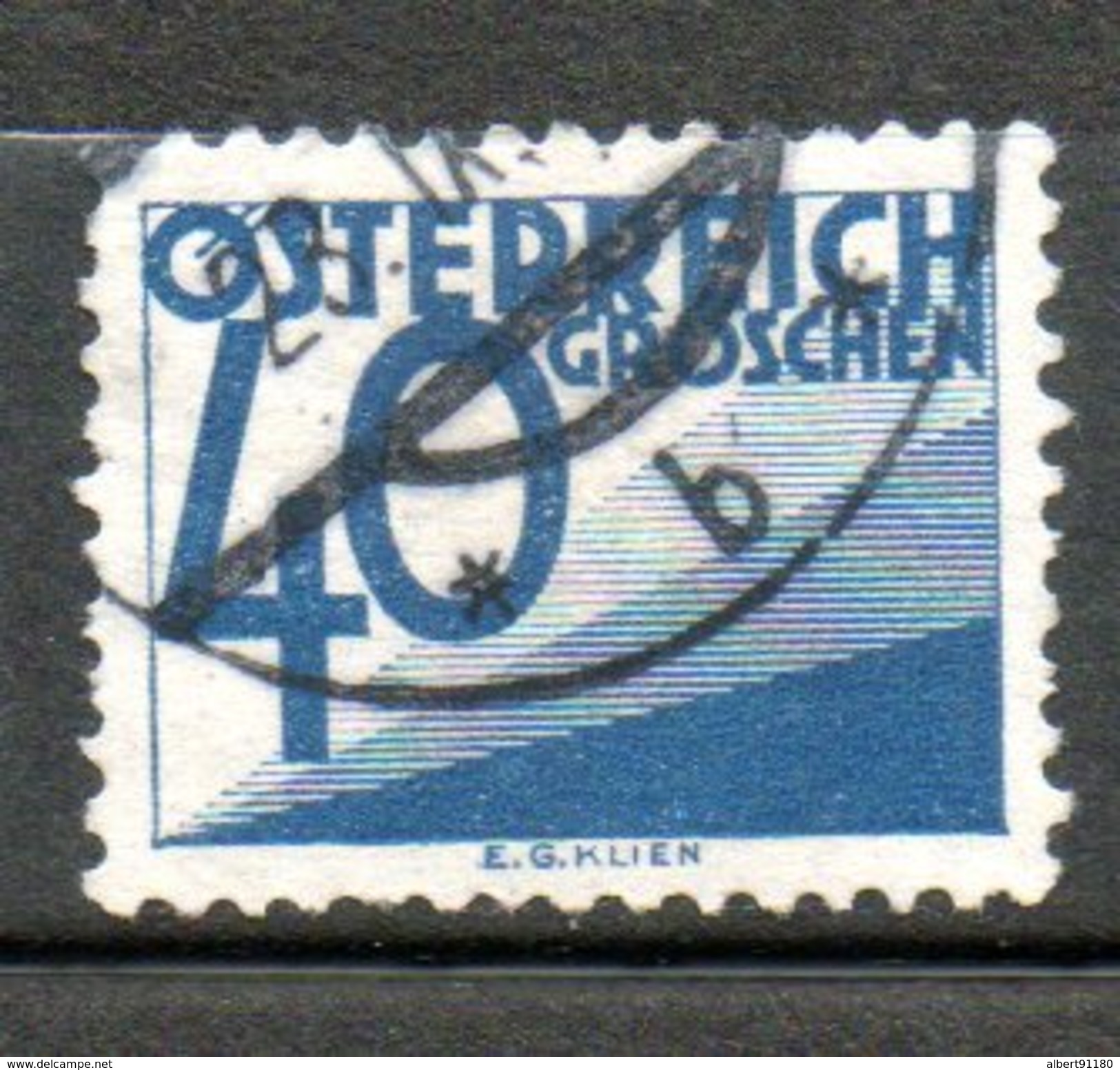 AUTRICHE Taxe 40g Bleu 1925-34 N°149 - Gebruikt