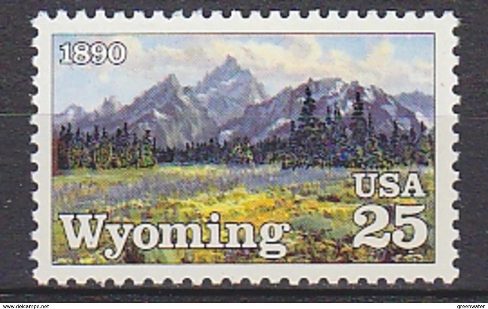 USA 1990 Wyoming  1v ** Mnh (35104F) - Nuovi