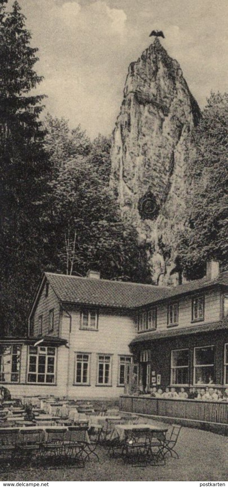 ALTE POSTKARTE IBERGER TROPFSTEINHÖHLE DER WASSERFALL BAD GRUND OBERHARZ IBERGER KAFFEEHAUS RECHTECKSTEMPEL HOHNSTEDT AK - Bad Grund