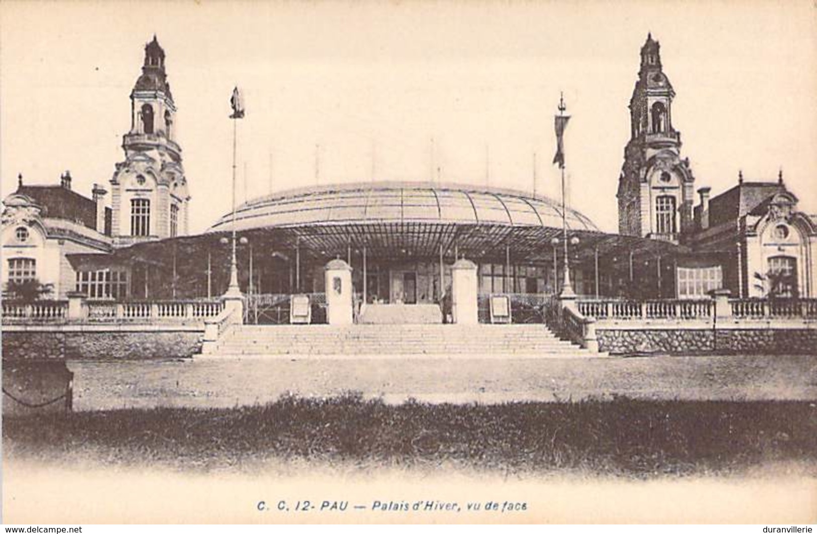 64 - PAU. Palais D'Hiver Vu De Face. C. C. 12 Carrache - Pau