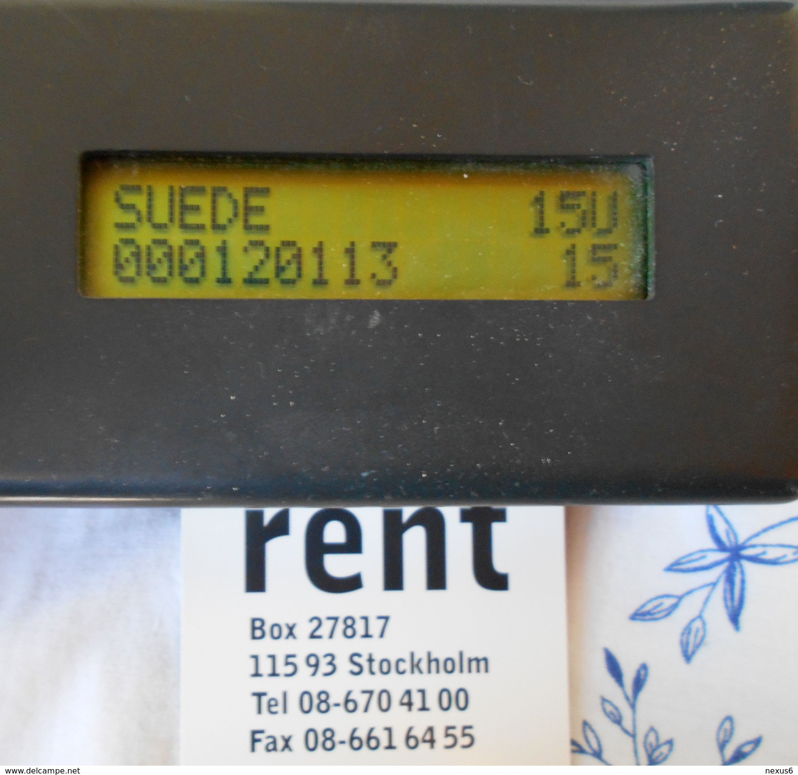 Sweden - Telia - Rent - 15U, 09.1997, 700ex, Mint - Schweden