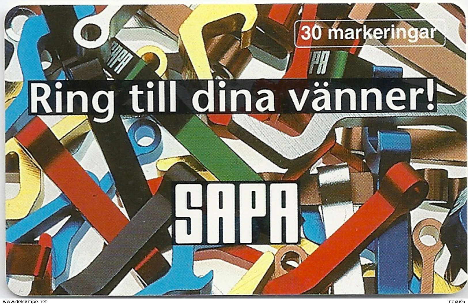 Sweden - Telia - Sapa - 06.1995, 30U, 3.000ex, Mint - Schweden