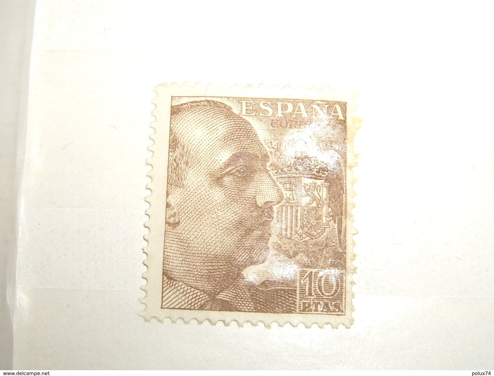 ESPAGNE   Classique Stamp  1951  FRANCO  Neuf  10 Pesetas - Oblitérés