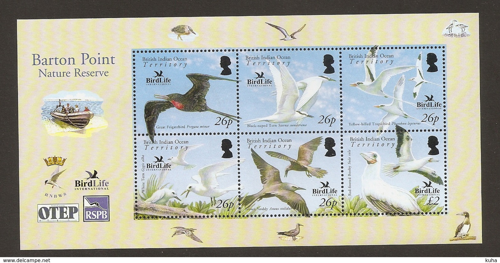 British Indian Ocean Territory Bird MNH - Territoire Britannique De L'Océan Indien