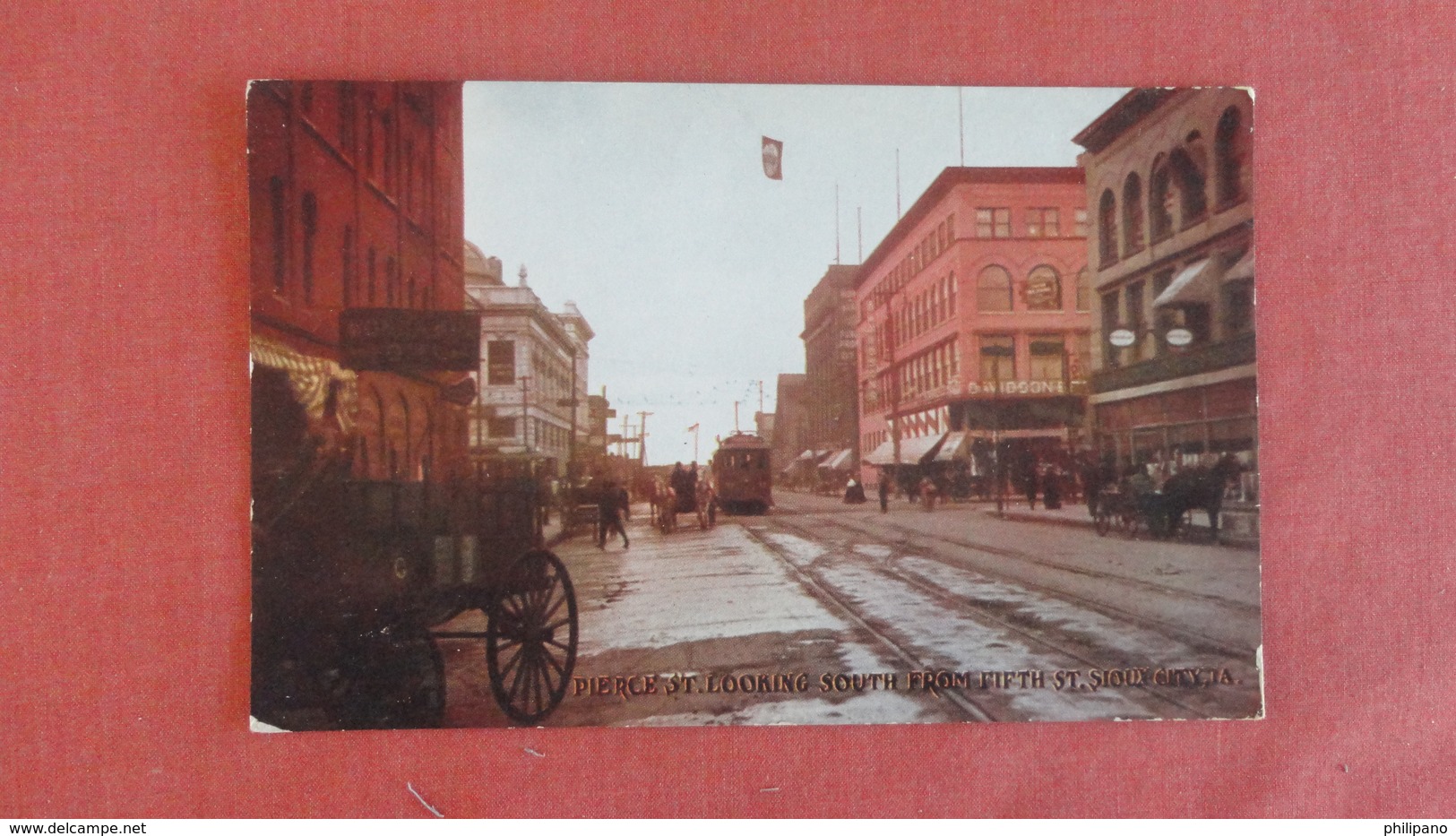 Pierce Street   Trolley   Iowa > Sioux City=== Ref 2512 - Sioux City