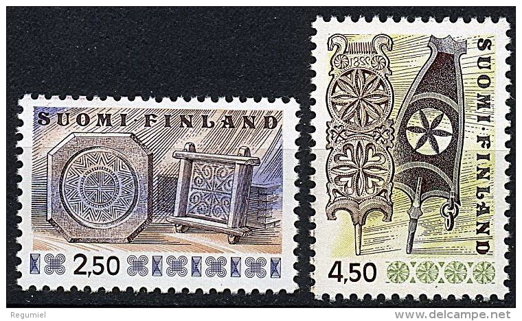 Finlandia 0745/746 ** Foto Estandar. 1976 - Unused Stamps