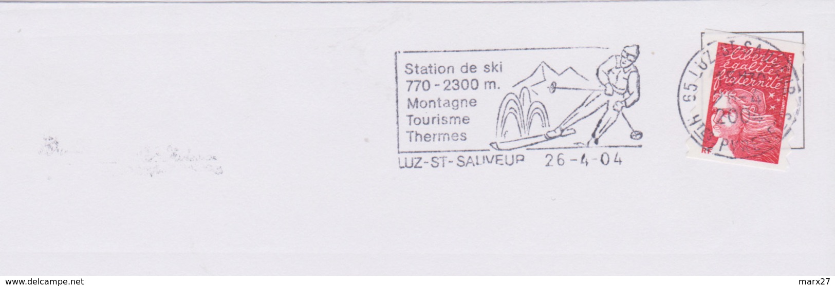 Géologie Ski : Flamme Luz Saint Sauveur (Htes Pyrénées) Station De Ski Montagne Tourisme Thermes - Sonstige & Ohne Zuordnung