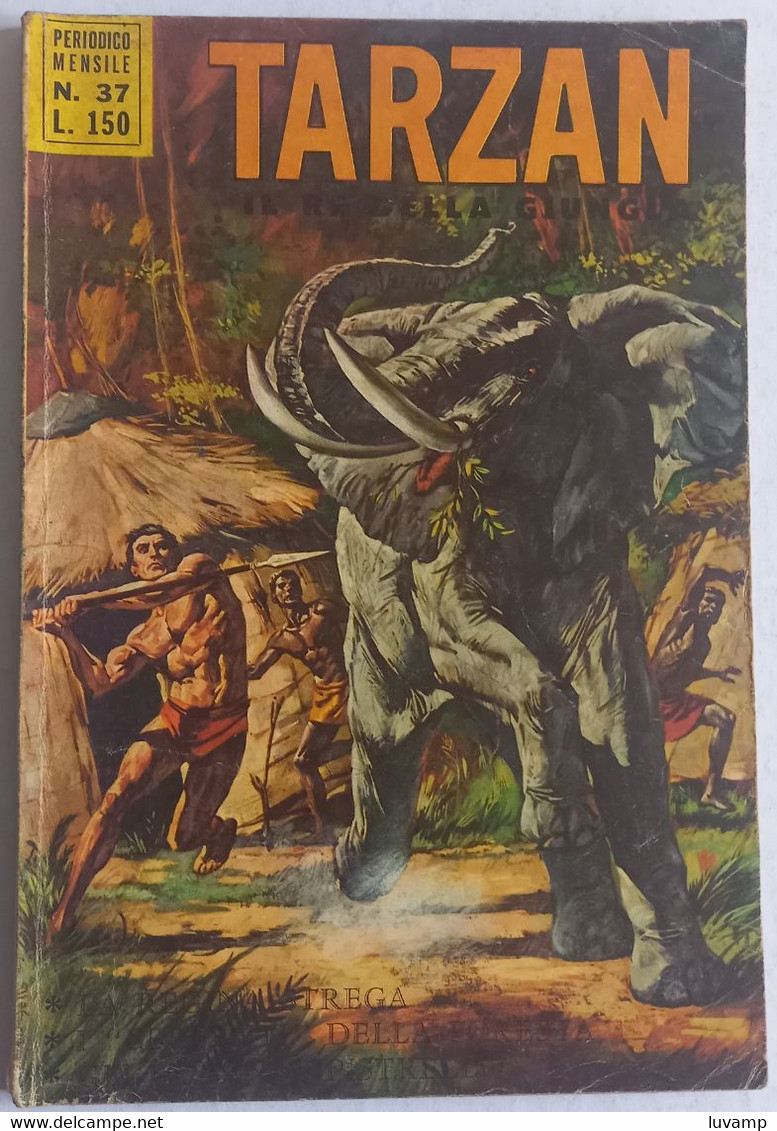 TARZAN IL RE DELLA GIUNGLA CENISIO N. 37 DEL  APRILE 1971 (CART 58) - Premières éditions