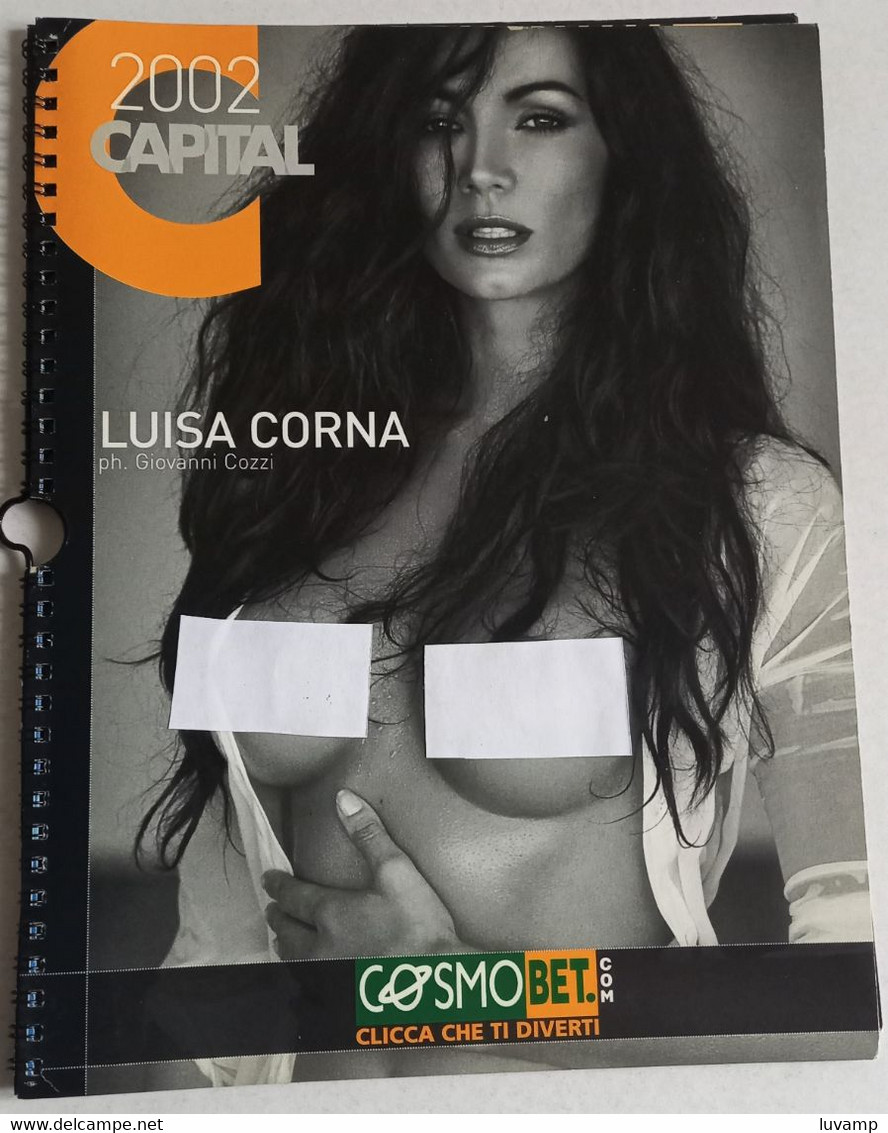 LUISA CORNA - CAPITAL -  2002  CALENDARIO EROTICO  ( CART 66) - Formato Grande : 2001-...