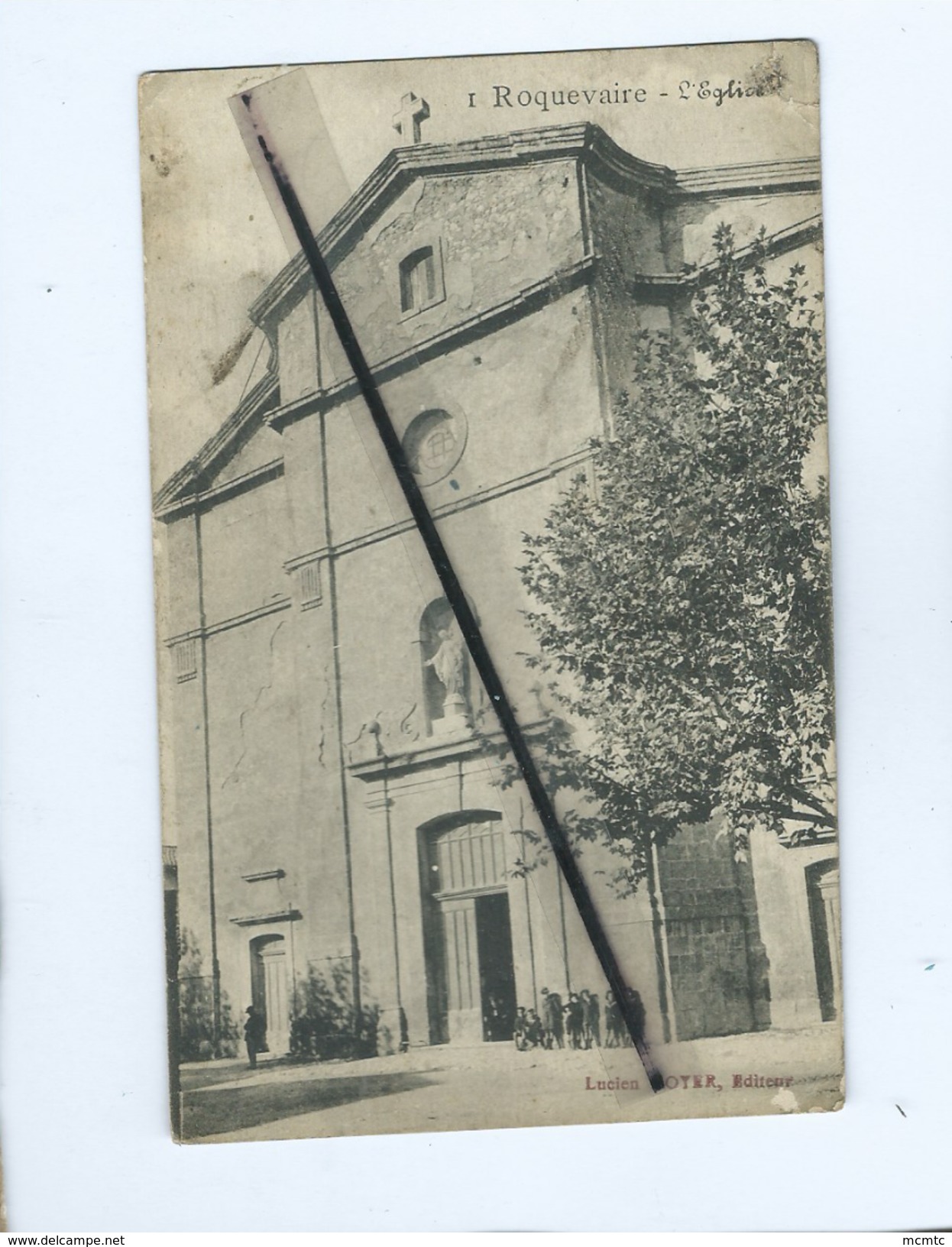 CPA  Très Abîmée - Roquevaire - L'Eglise - Roquevaire
