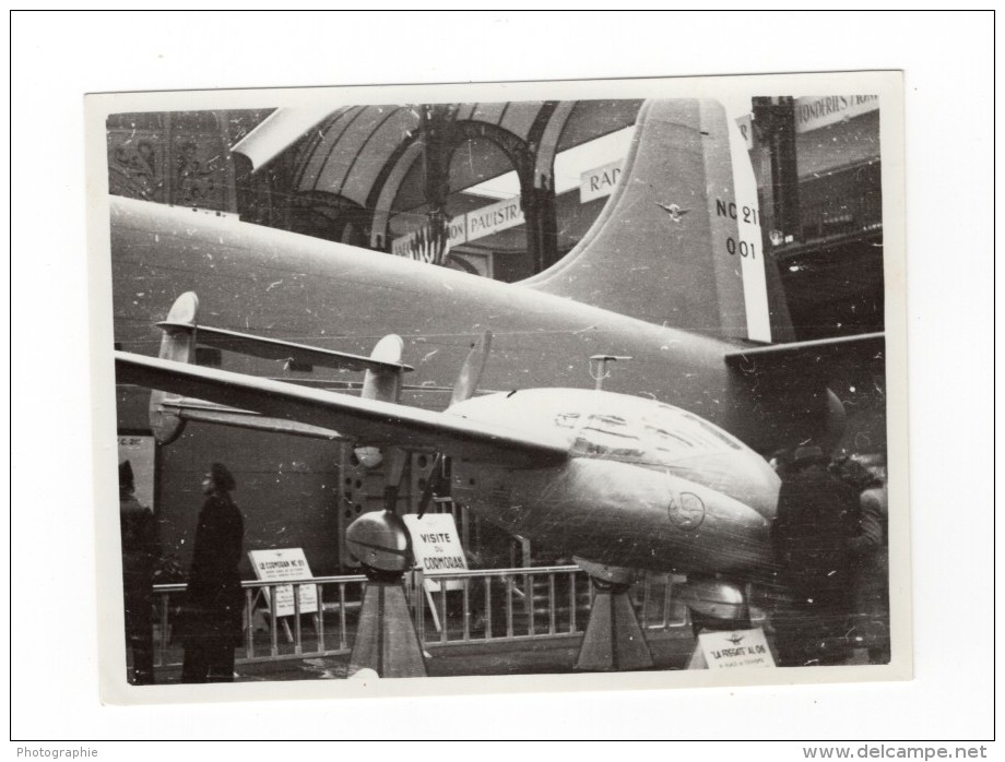 Paris Grand Palais Salon De L'Aeronautique SNCAC NC211 Cormoran Cargo Ancienne Photo 1946 - Aviation