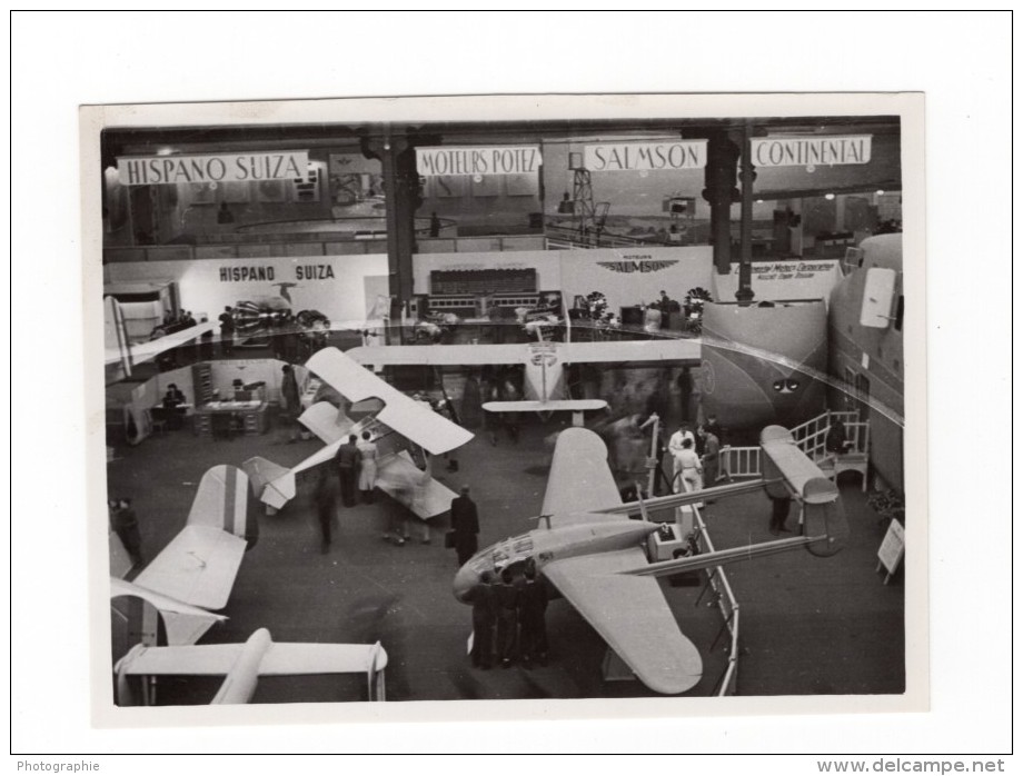 Paris Grand Palais Salon De L'Aeronautique Aile Volante Ancienne Photo 1946 - Aviation