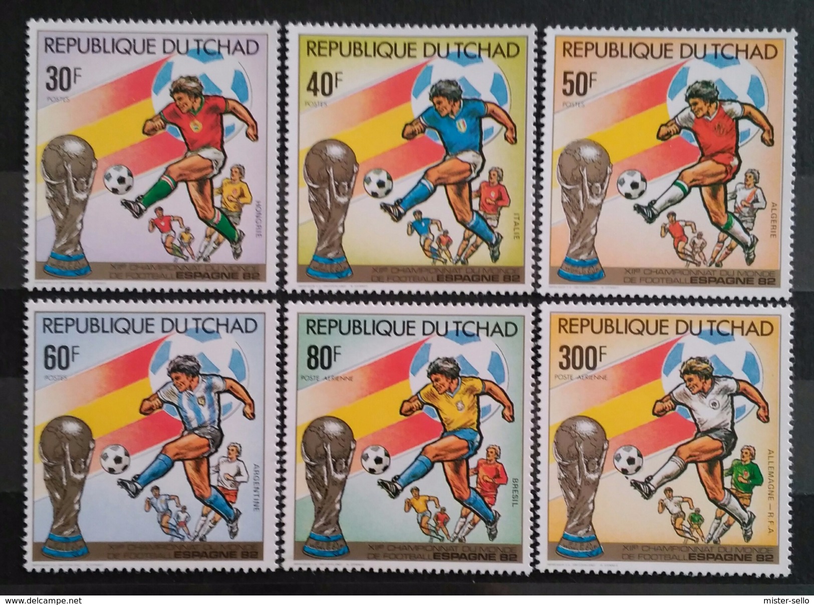 REPÚBLICA DE CHAD 1982 Football World Cup - Spain. NUEVO - MNH ** - 1982 – Spain