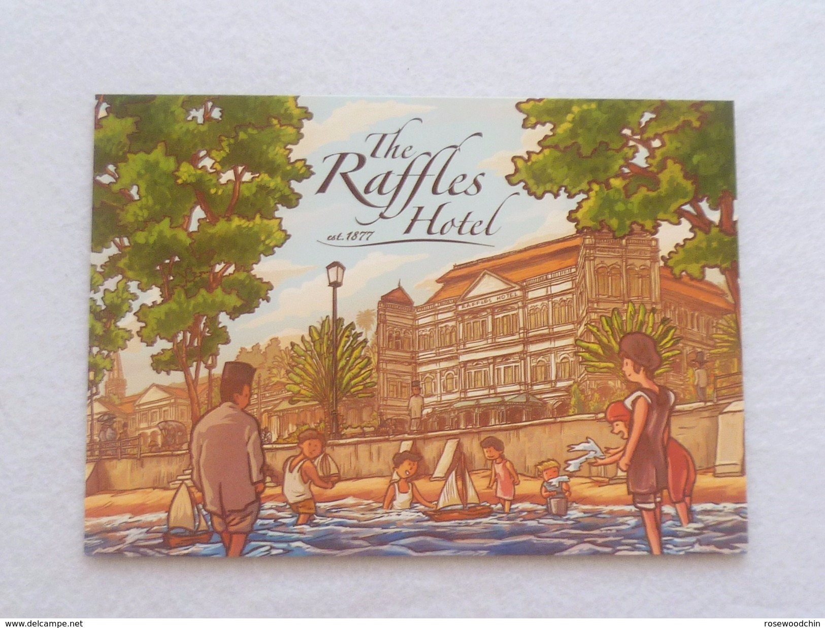 Old Advertisement Postcard -   2014 Singapore The Raffles Hotel (P122-A) - Singapore