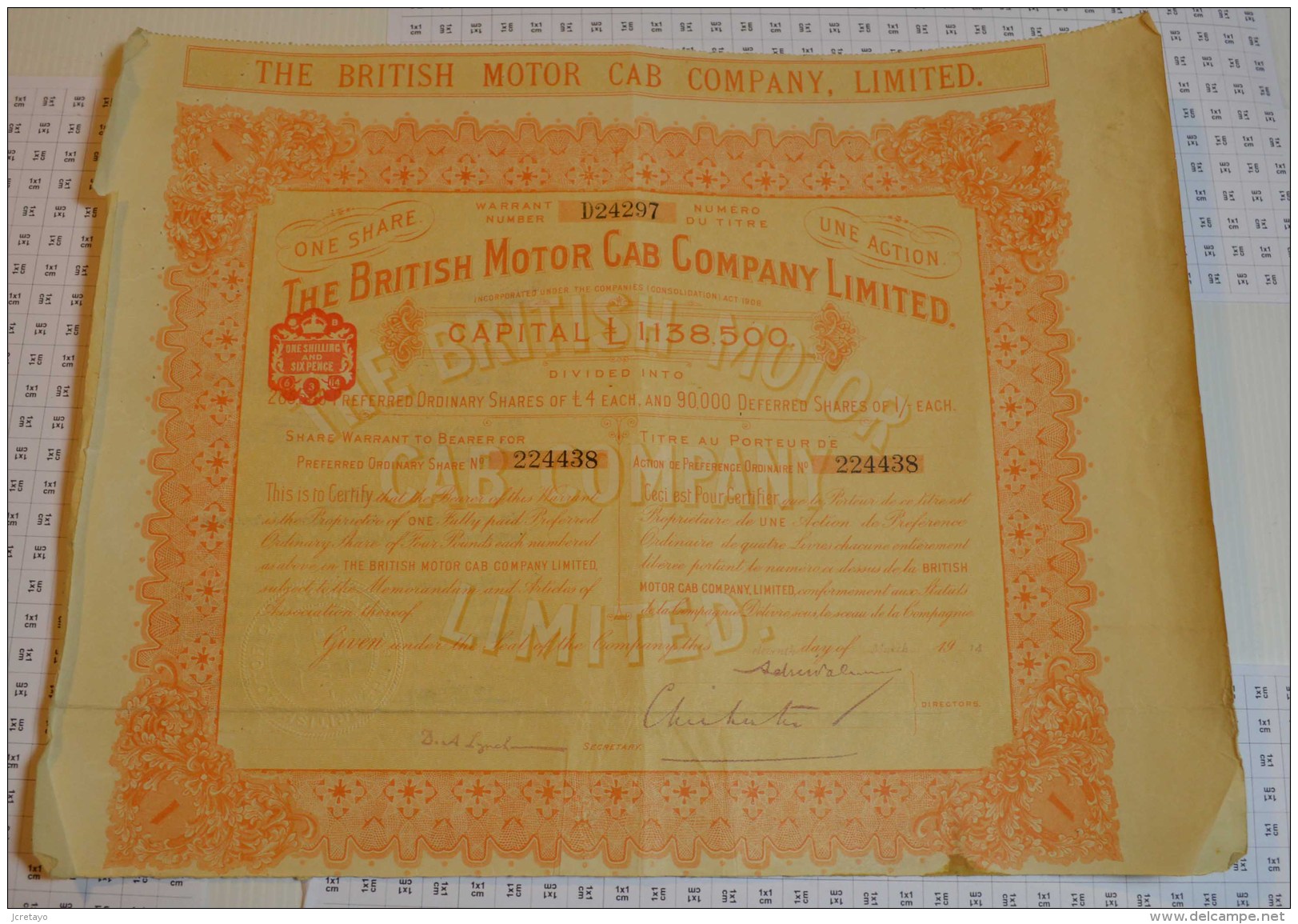 The British Motor Cab Company Limited - Automobile