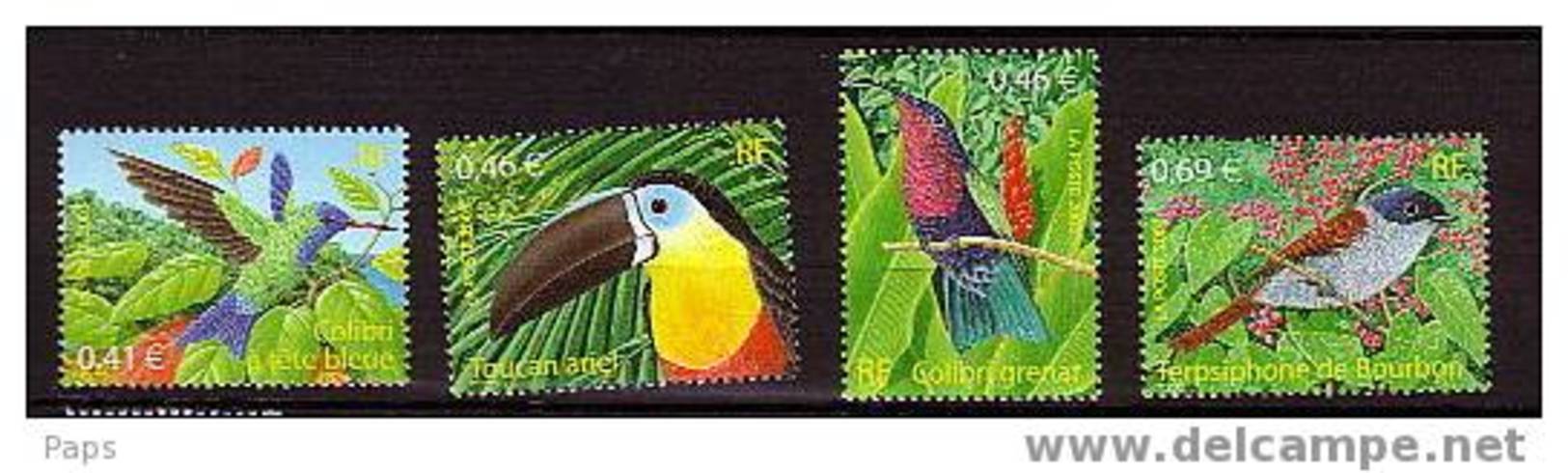 2003-.N°3548/3551**OISEAU X  D´OUTREMER - Unused Stamps