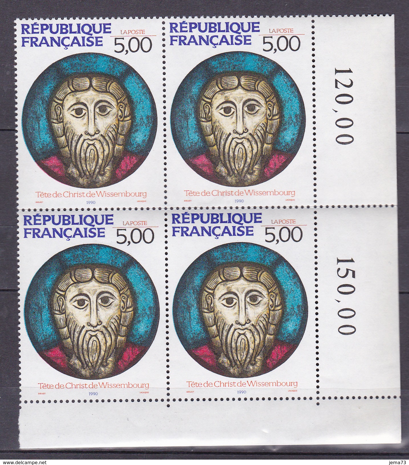 N°2635 à 2637 Série Aritistique: D'Odilon Redon Auguste Rodin Wissembourg: Série En Bloc De 4 Timbres Neuf Impeccable - Unused Stamps