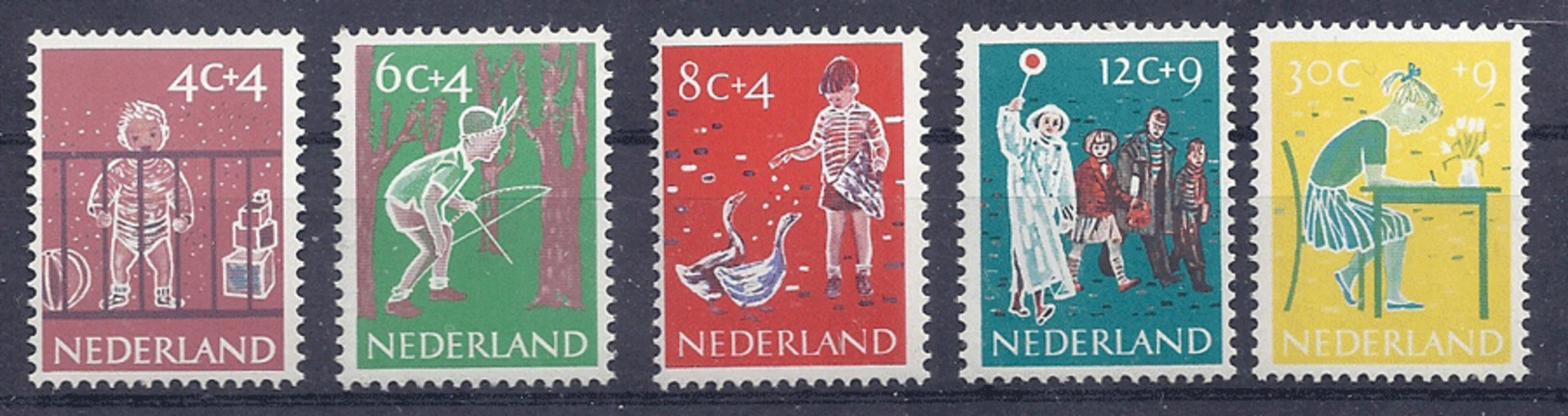 NETHERLANDS, 1959, Mi 739-743 **MNH - Neufs