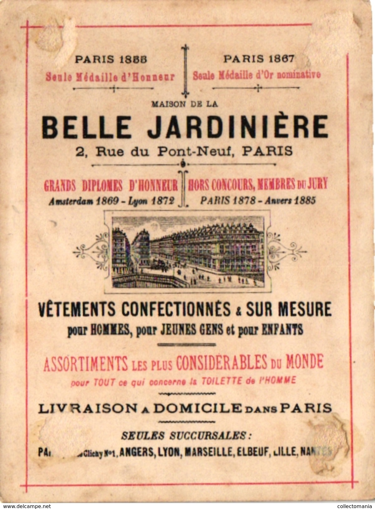 5 CARDS C1900 CROQUET GAME JEU de CROQUET Krocketspiel Pub Belle Jardinière chromo litho trade advertising