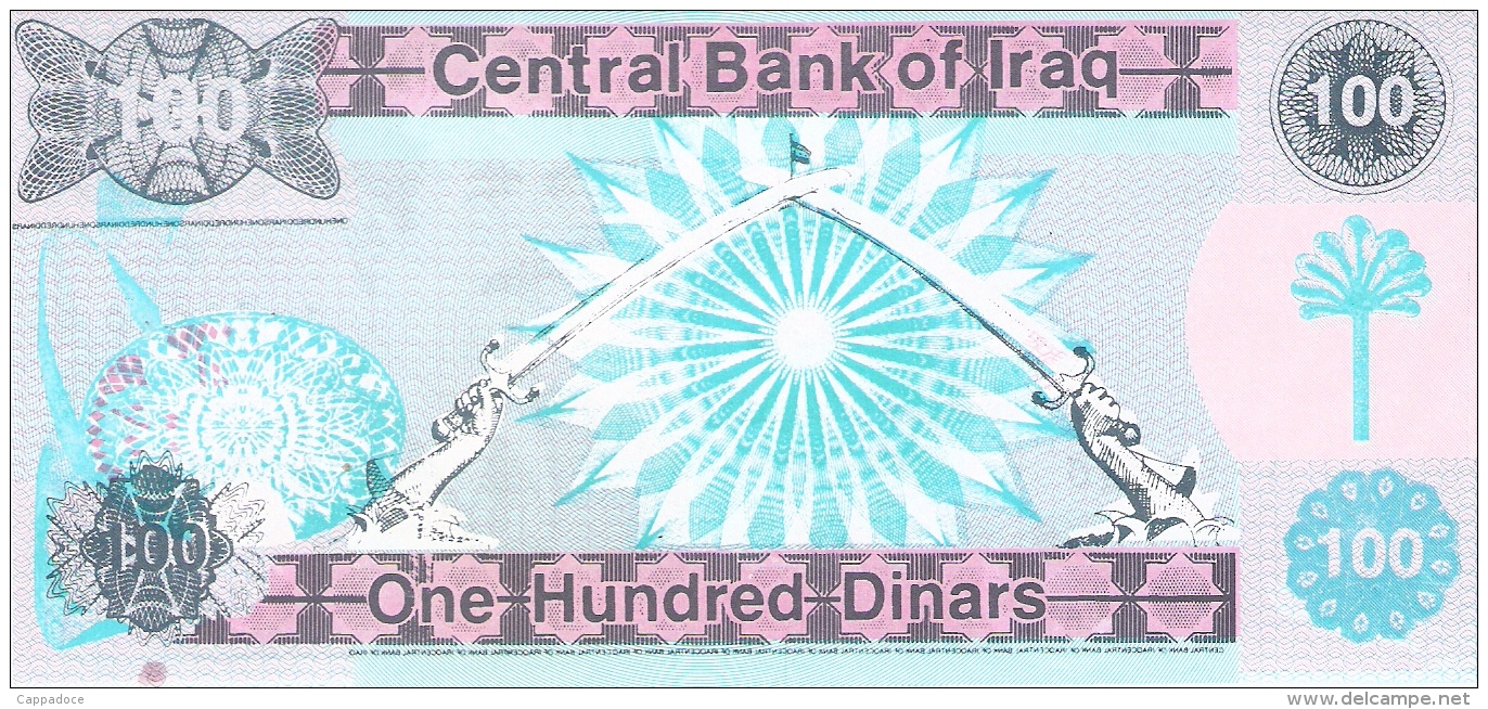 IRAQ   100 Dinar   1991   Sign.23   P. 76 UNC - Iraq