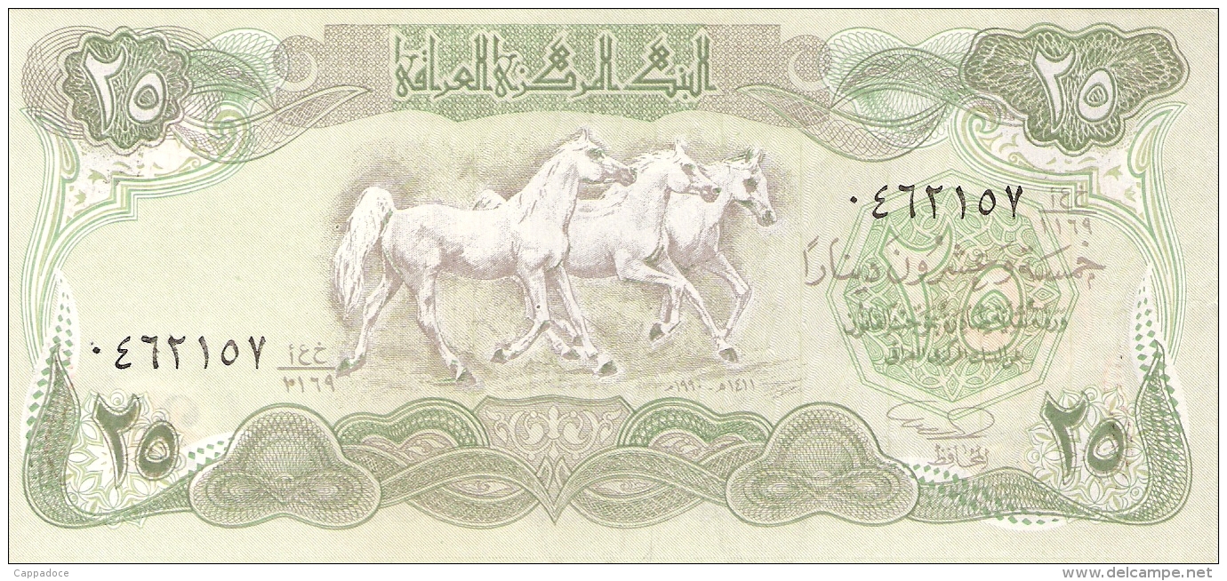 IRAQ   25 Dinars   1990   Sign.23   P. 74a UNC - Iraq