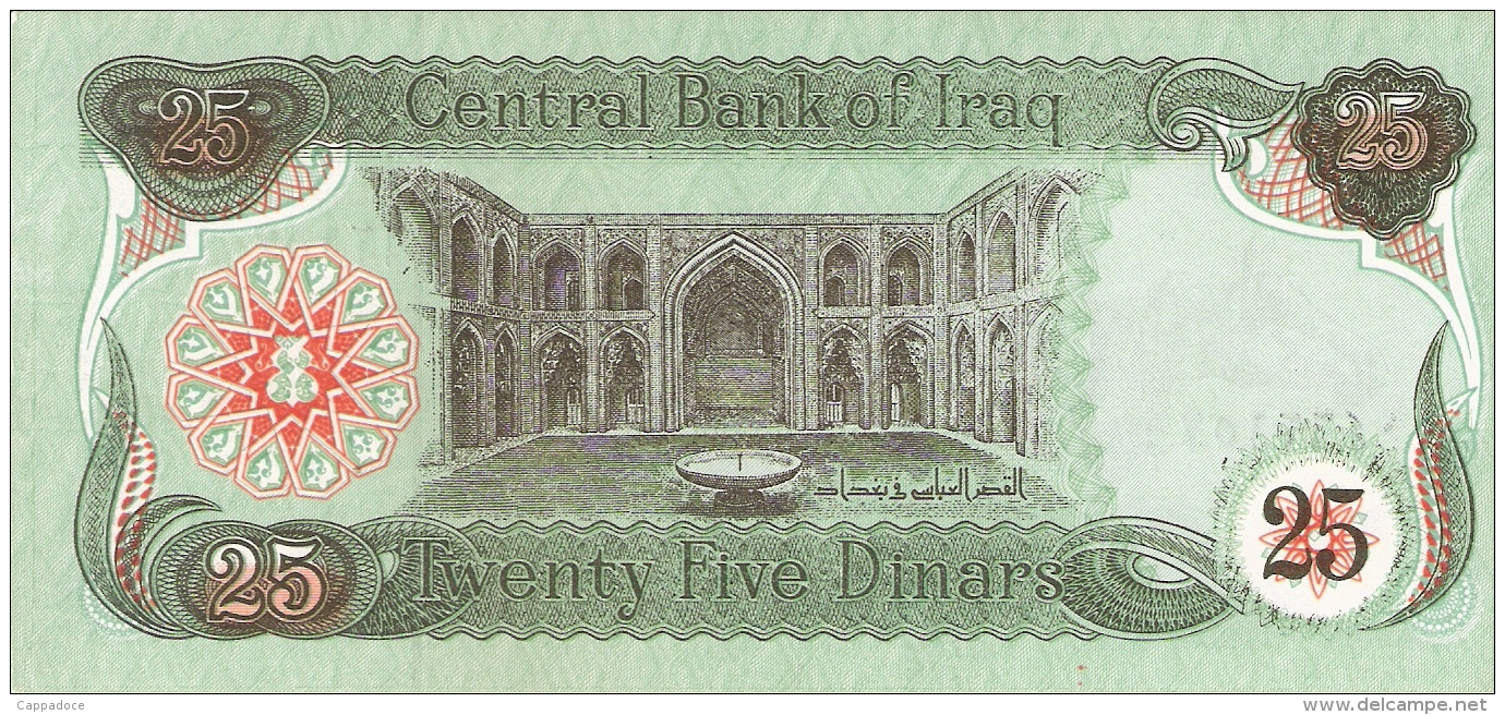 IRAQ   25 Dinars   1990   Sign.23   P. 74a UNC - Iraq