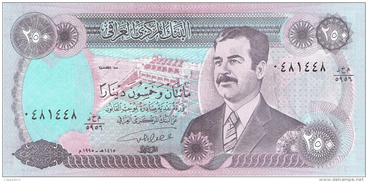 IRAQ   250 Dinars   1995   Sign.25   P. 85a2 UNC - Iraq