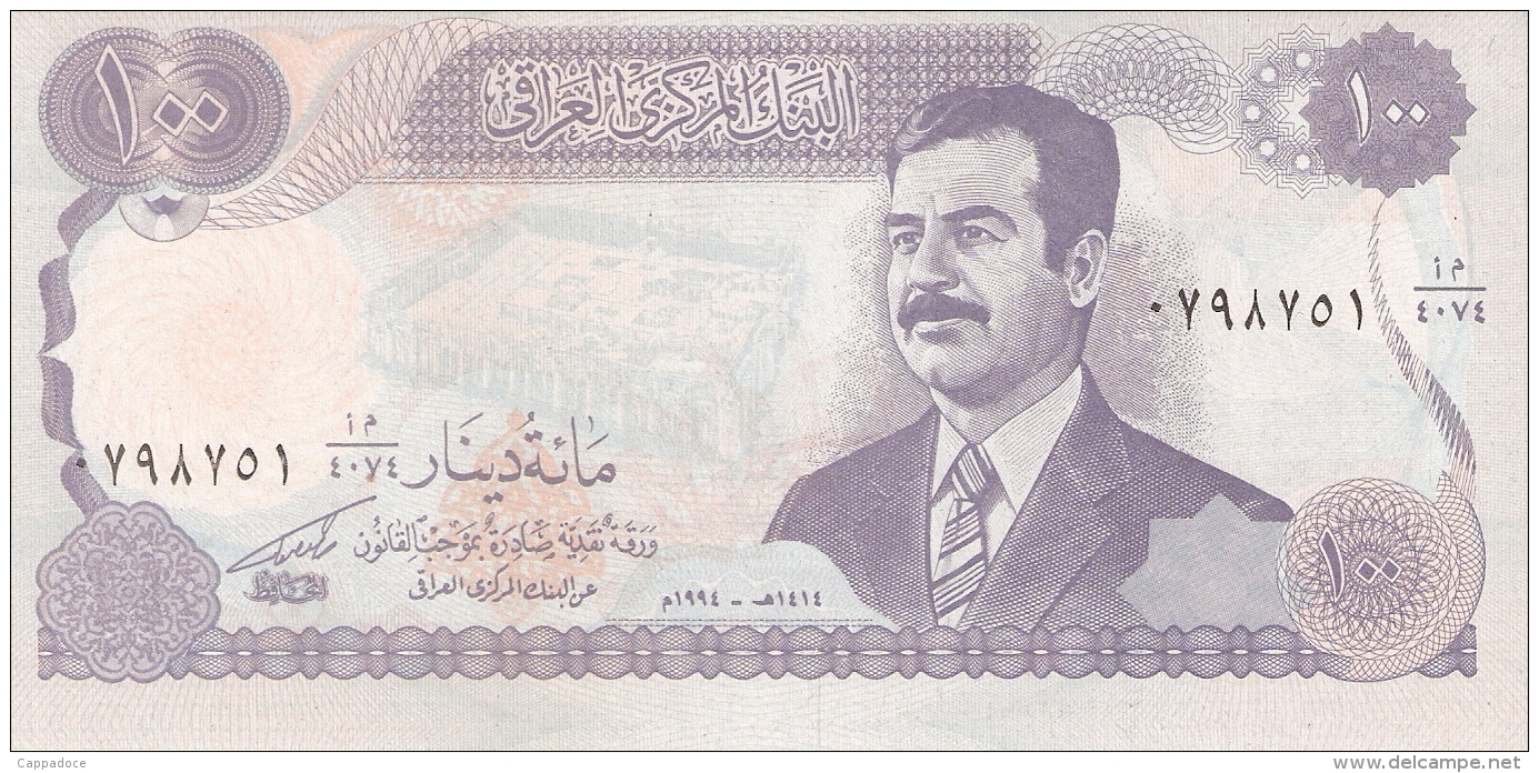 IRAQ   100 Dinars   1994   Sign.24   P. 84a2 UNC - Iraq