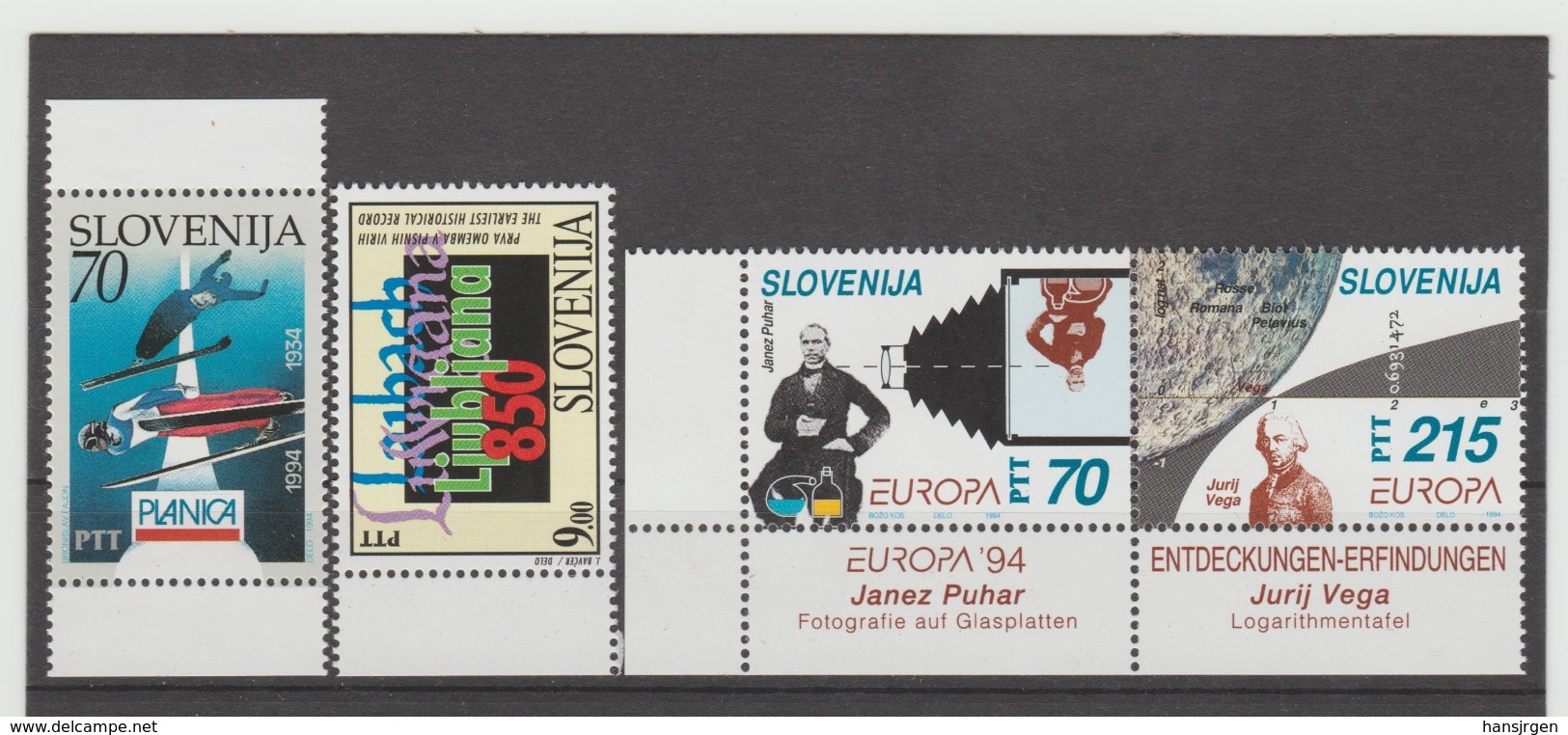 NEU719  SLOWENIEN / SLOVENIJA  1994 MICHL  78/81  Postfrisch SIHE ABBILDUNG - Slowenien