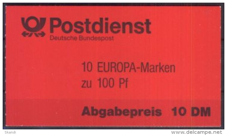 DEUTSCHLAND 1994 Mi-Nr. MH 30 Markenheft/booklet ** MNH - 1971-2000