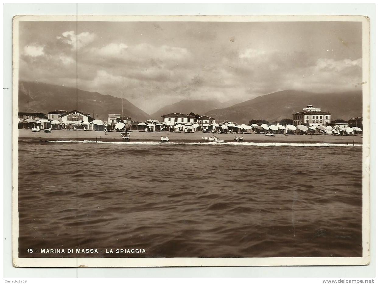 MARINA DI MASSA - LA SPIAGGIA    VIAGGIATA FG - Massa