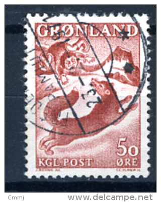 1966 - GROENLANDIA - GREENLAND - GRONLAND - Catg Mi. 66 - Used - (T/AE22022015....) - Usados