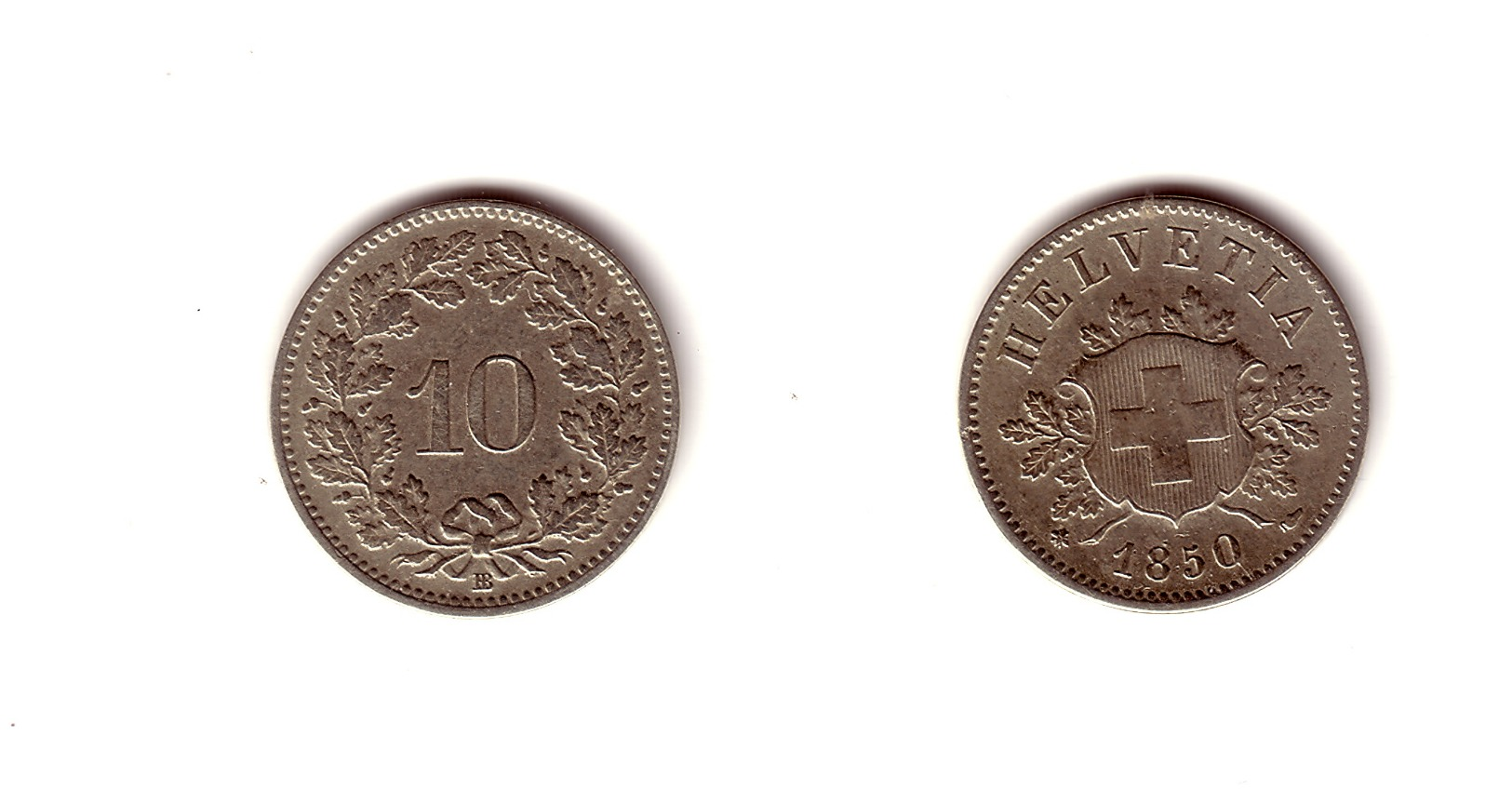 Suisse  :   10  Rappen   1850    BB. - Altri & Non Classificati