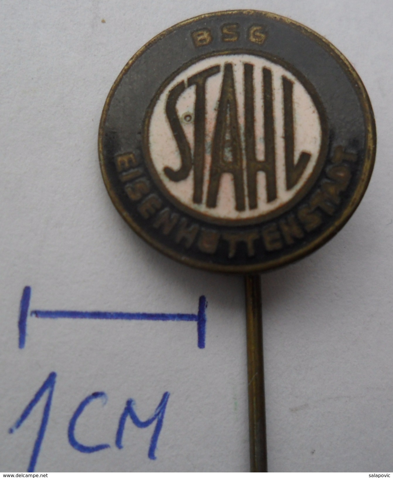 BSG STAHL EISENHUTTENSTADT, East Germany DDR  Football Club , SOCCER / FUTBOL / CALCIO PINS BADGES Z2 - Fútbol