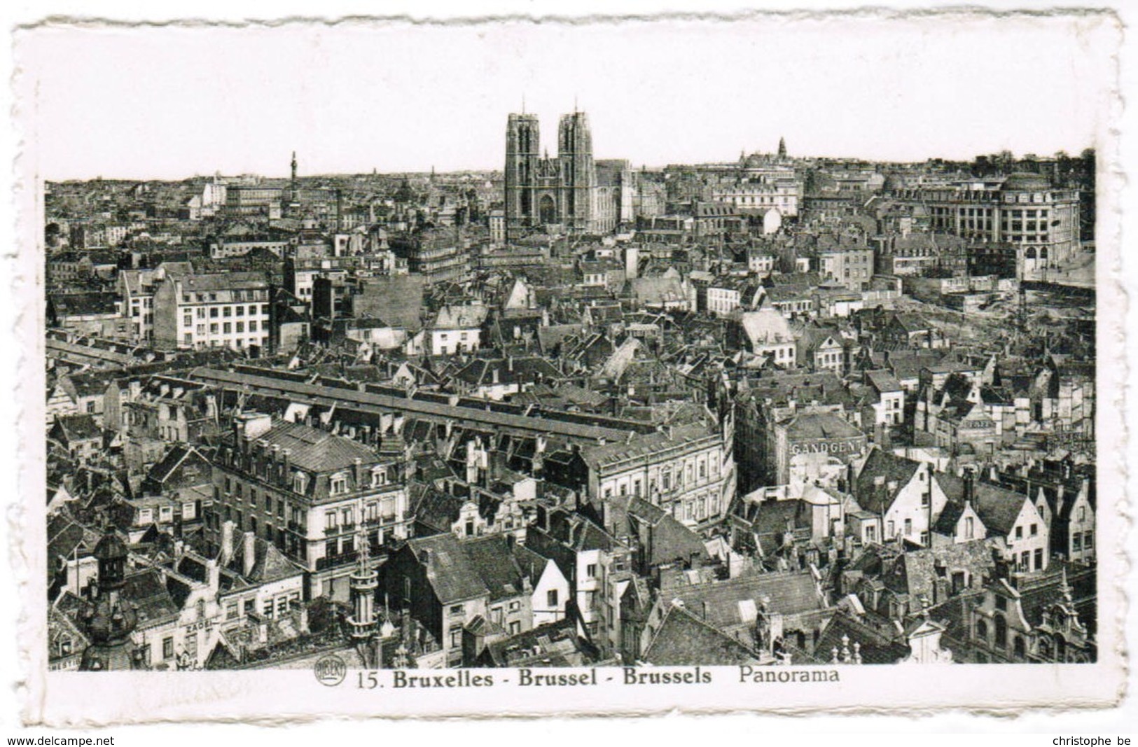 Brussel, Bruxelles, Panorama (pk32722) - Panoramische Zichten, Meerdere Zichten