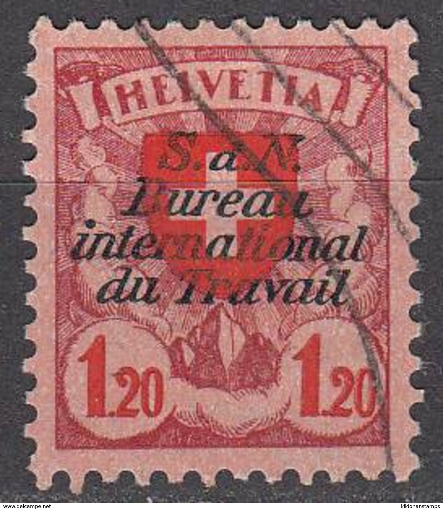 Switzerland 1925-42 Official, Cancelled, Sc# 3O28a, Yt 58 - Dienstzegels