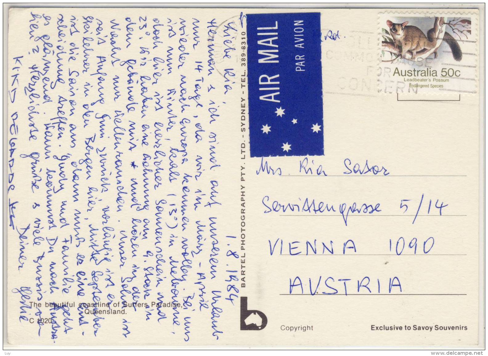 QUEENSLAND - Surfers Paradise , Nice Stamp - Gold Coast