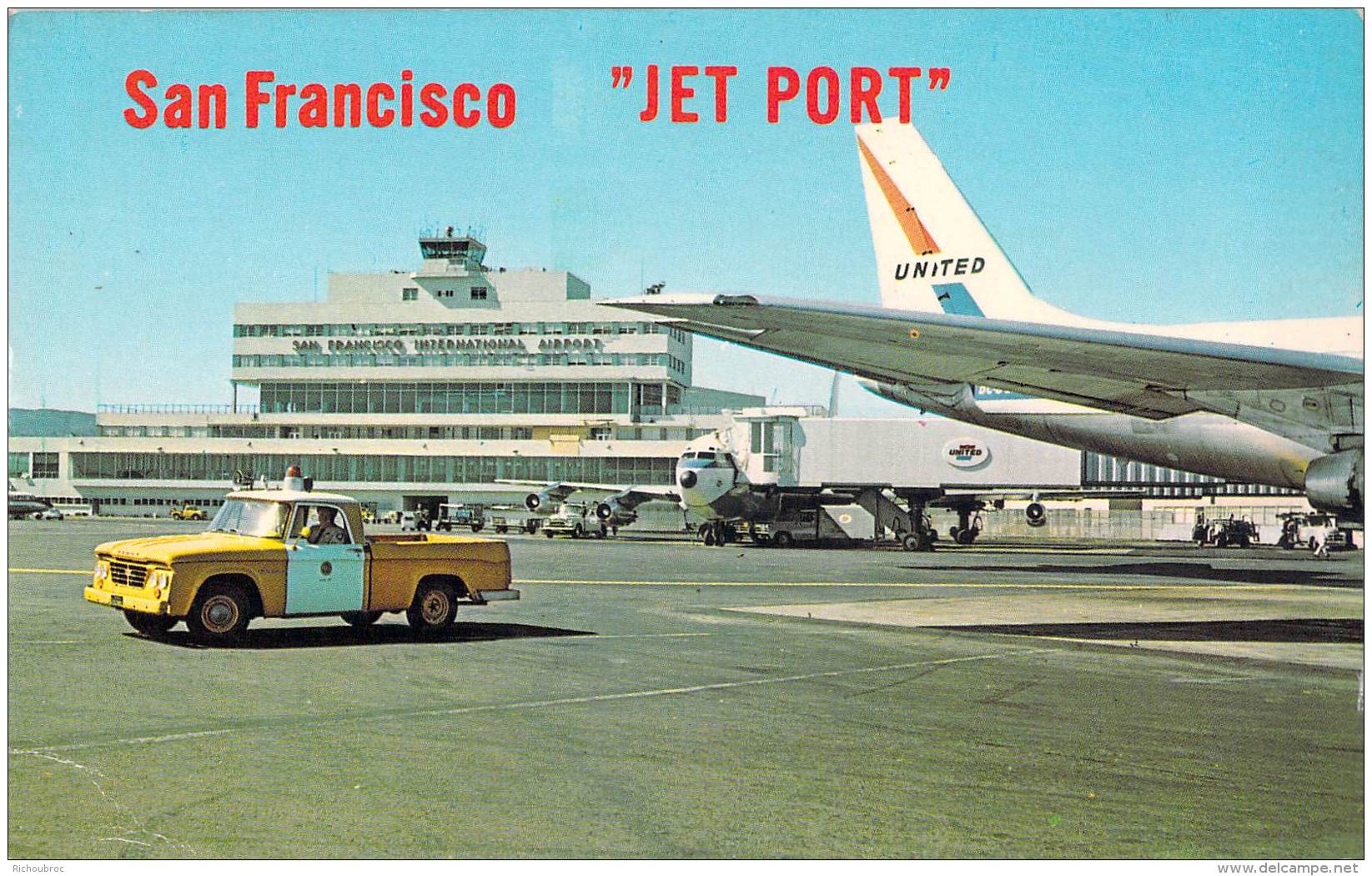 RARE SAN FRANCISCO JET PORT / AEROPORT / AIRPORT - San Francisco